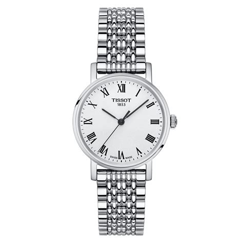Tissot T-Classic Everytime Small Silver Dial Women'S Watch