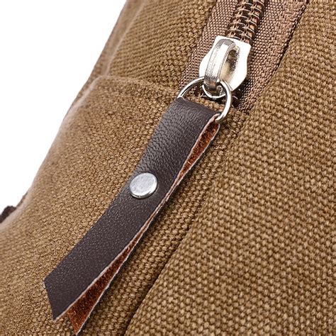 Unisex Sling Shoulder Bag Chest Bag Canvas Outdoor Sports Solid Colored ...