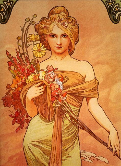 Poster Art, Kunst Poster, Art Nouveau Pintura, Mucha Art Nouveau ...