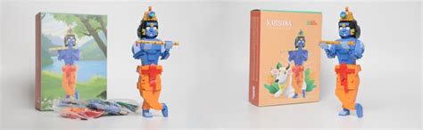 Krishna Idol Building Blocks Kit Indian Deity Model Home Decor Gift ...