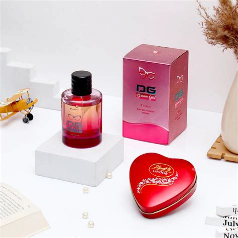 Buy Lindt Chocolate and Archies Dream Gals Perfume Gift Combo