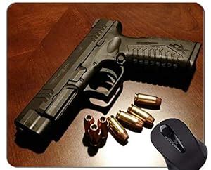 APSRA Gaming Mouse Pad, Gun Control in America Handgun Mouse Pads-13658 ...