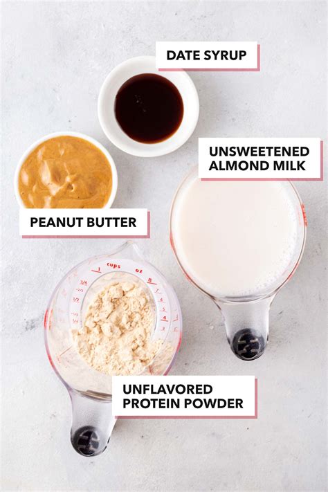 Peanut Butter Protein Shake - Smoothies and Shakes