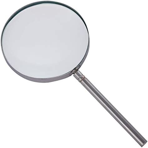 VIJAY SURGICAL Magnifying Glass/Lens 4" Heavy Handle with Rim Chromium ...