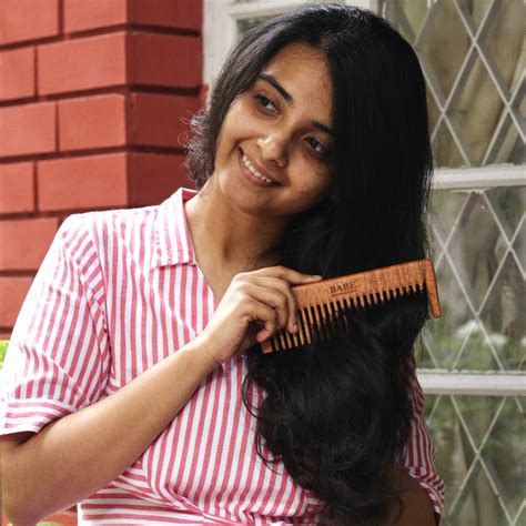 Bare Neem Wood Comb [static-free, 100% natural]– Bare Necessities