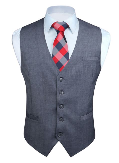 Mens Grey Dress Vest at Christopher Doyle blog