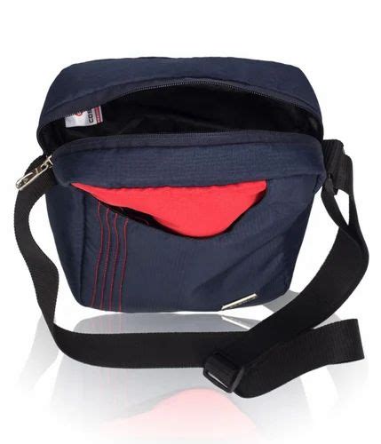 Sling Bag - Travel Sling Bag - Navy-Orange Manufacturer from Mumbai