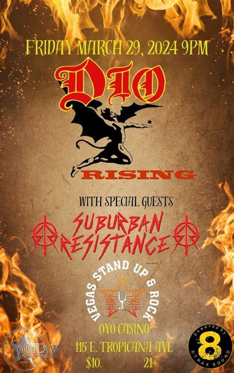 Dio Rising (a tribute to Ronnie James Dio) with special guests Suburban ...