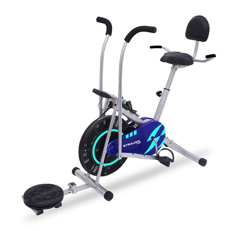 Strauss StayFit-(BSTH) Exercise Bike with Back Support,Twister ...