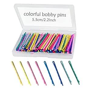 Buy Ezume® Mix Colorful Bobby Pin for Girls Women, Hair Pins with Cute ...