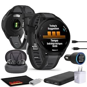 Garmin Forerunner 165 GPS Running Smartwatch, Fitness Tracker Smart ...