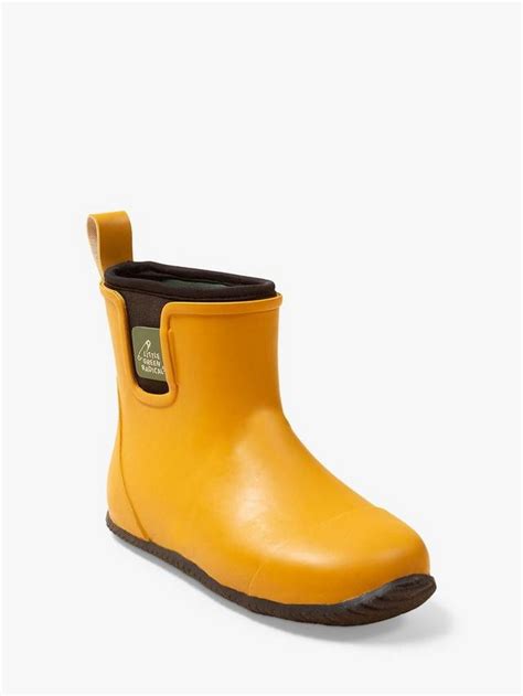 Little Green Radicals Kids' Lined Ankle Wellington Boots