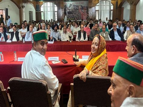 Himachal Congress leaders to discuss fallout of Chargesheet Against ...