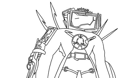 30 Coloring TV Man free - Download or color online