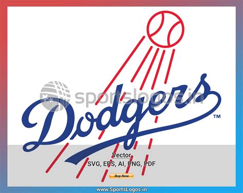 Los Angeles Dodgers - Baseball Sports Vector SVG Logo in 5 formats ...