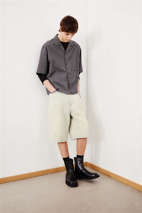 Loose Fit Seersucker resort shirt - Dark grey - Men | H&M IN