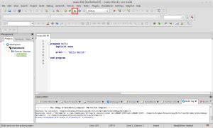 Code: Blocks for Linux 的图像结果