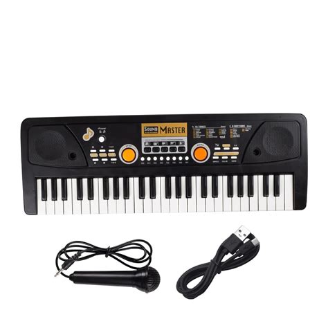 Destonl World Piano Keyboard 49 Keys- Multi-Function Portable Piano ...