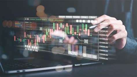 Investors analyzing stock market trading charts,technical price charts ...