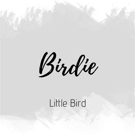 Birdie - A Unique and Meaningful Baby Girl Name