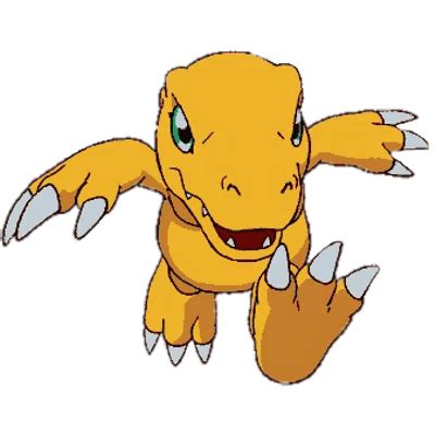 Digimon Character Agumon Running transparent PNG - StickPNG