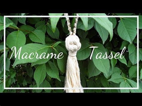 Macrame Tassel Tutorial 的图像结果