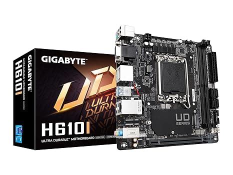 Amazon.in: Buy GIGABYTE H610I (H610/ Intel/LGA 1700/ Mini-ITX/ DDR5 ...