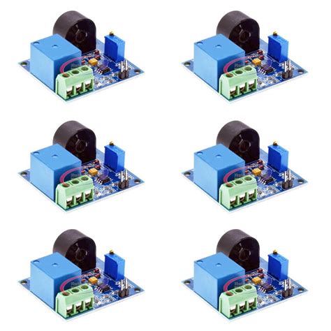 Buy 6pcs 5A overcurrent sensor module AC current detection sensor (12V ...