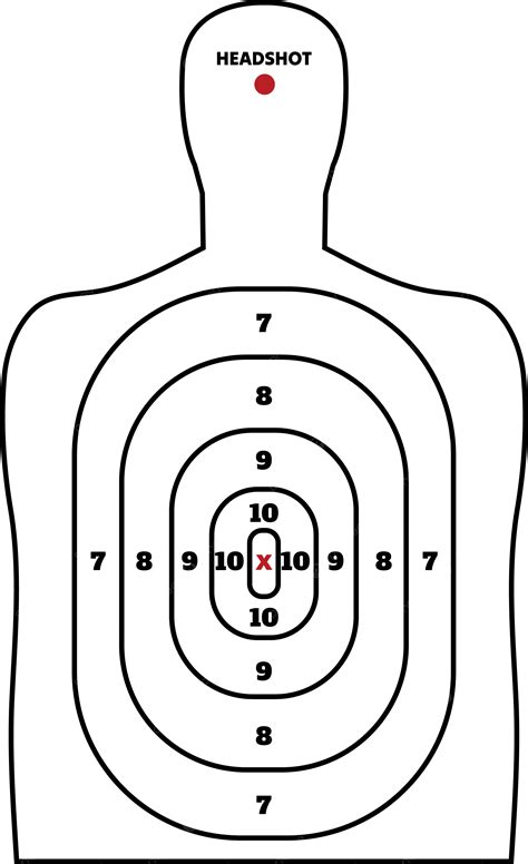 Printable Shooting Targets Png