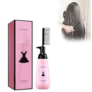 Buy COSMO LADY Hair Straightening Cream Built Comb Fast for Types Hair ...