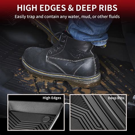 Floor Mats Liners for 2018-2024 Toyota Camry All Weather Front Rear ...