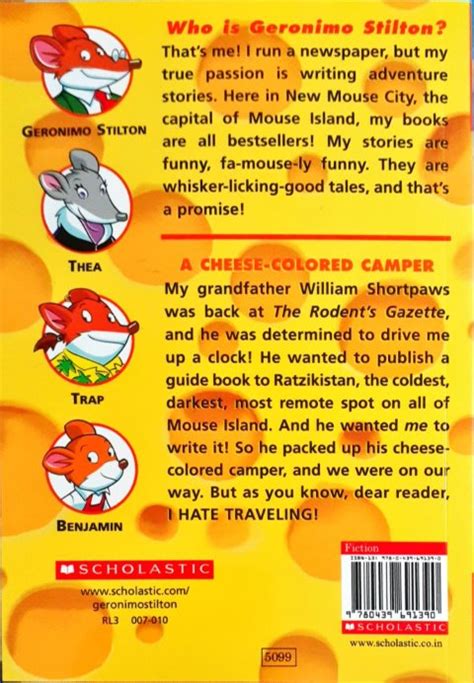 A Cheese-Coloured Camper : Geronimo Stilton 16 – Books and You