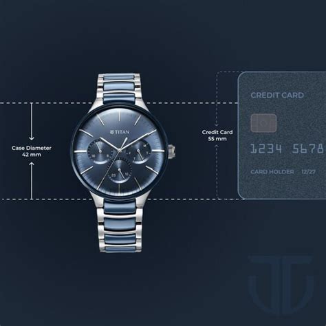 Buy Online Titan Ceramic Fusion Quartz Multifunction Blue Dial Silver ...