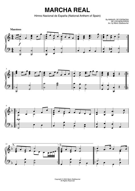 Marcha Real (National Anthem of Spain / Himno nacional de España) (arr ...