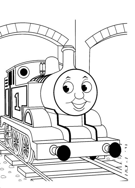 Free Printable Train Coloring Pages For Kids
