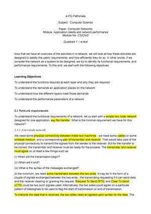 Revision Notes Computer Science - UNIT-I : COMPUTER SYSTEMS AND ...