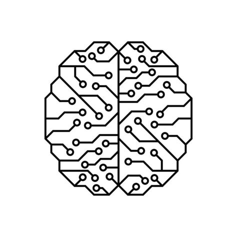 Digital Brain Icon Vector Art, Icons, and Graphics for Free Download