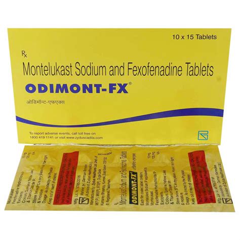 Odimont-FX Tablet | Uses, Side Effects, Price | Apollo Pharmacy