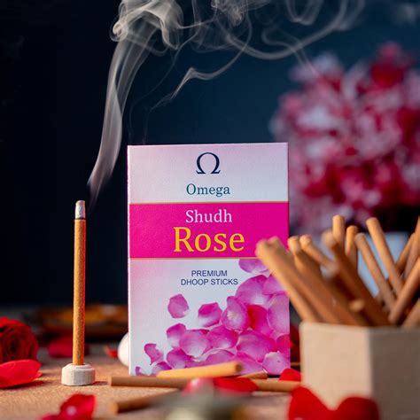 Shudh Rose Premium Bambooless Dhoop Sticks