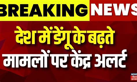 Breaking news : देश में डेंगू के बढ़ते मामलों पर केंद्र अलर्ट । Dengue ...