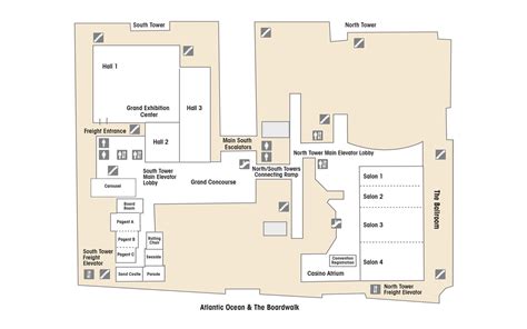 Tropicana Atlantic City Floor Map | Viewfloor.co