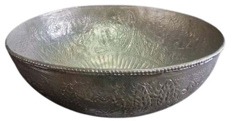 Brass Wash Basin - BEPNS-5 - Double Layer Silver Finish | Best Brass ...