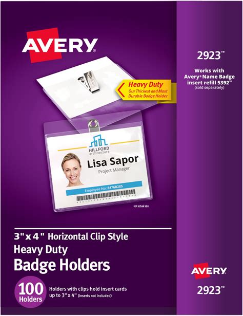 Avery Badge Holder at Christopher Bryant blog
