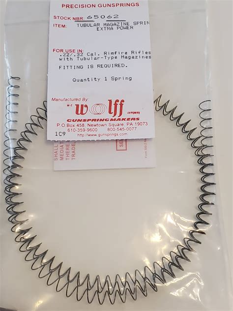 65062 Wolff TUBULAR XP MAG SPRING .22/.32 RIMFIRE – Accurate Arms ...