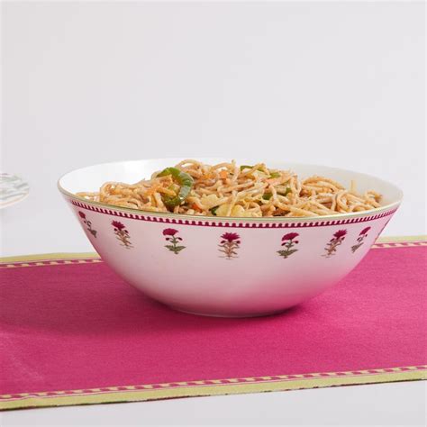 Buy Royal Retreat Multicolour Bone China Serving Bowl - 1Litre from ...