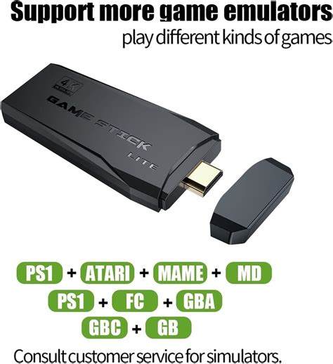 Buy TATBUL Gifts for Children Video Game Stick 4K M8 64G Dual Wireless ...