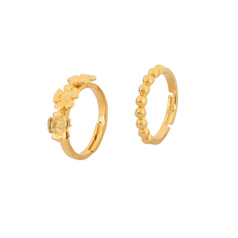 Hawaii Hibiscus Stackable Rings – VOYLLA