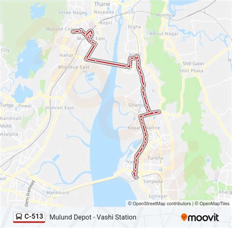 C513 Route: Schedules, Stops & Maps - Mulund Depot (Updated)