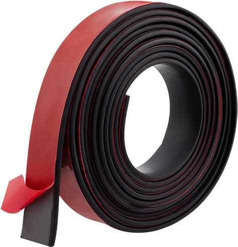 3m/3.3 Yards Black Adhesive Rubber Strips 1 Inch Wide Neoprene Rubber Strip 4mm Thick Self Stick ...