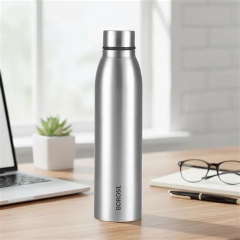 Borosil 950 ml Hydra Glacier Stainless Steel Water Bottle | ISI ...